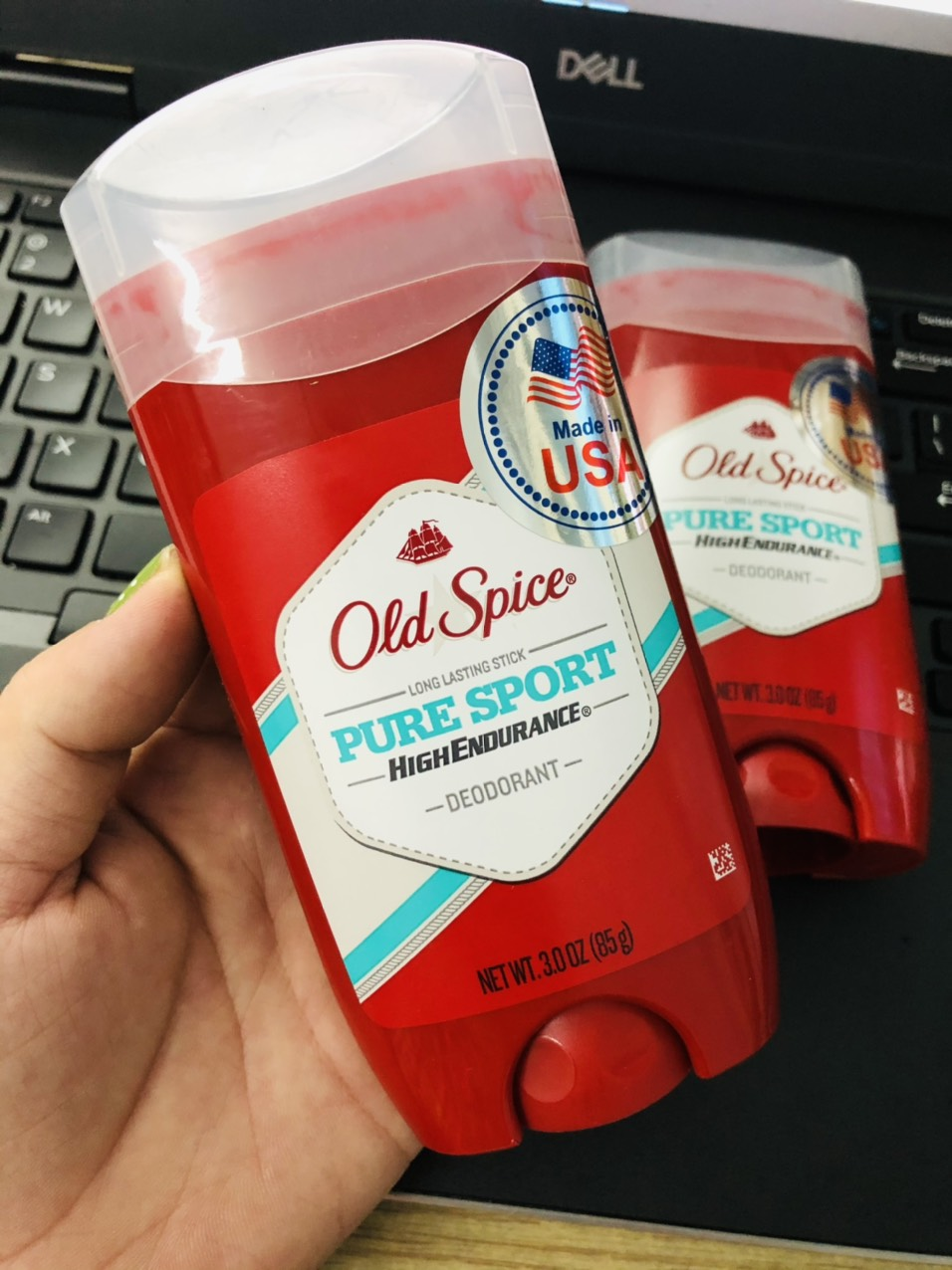 Lăn khử mùi nam Old Spice Pure Sport 85g của Mỹ ( sáp xanh)