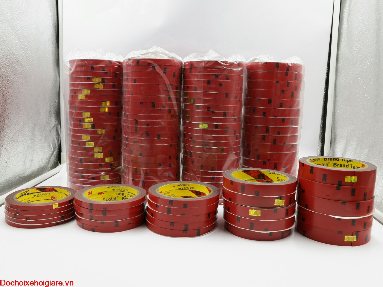 cuộn băng dính 2 mặt cường lực siêu dính hãng 3M