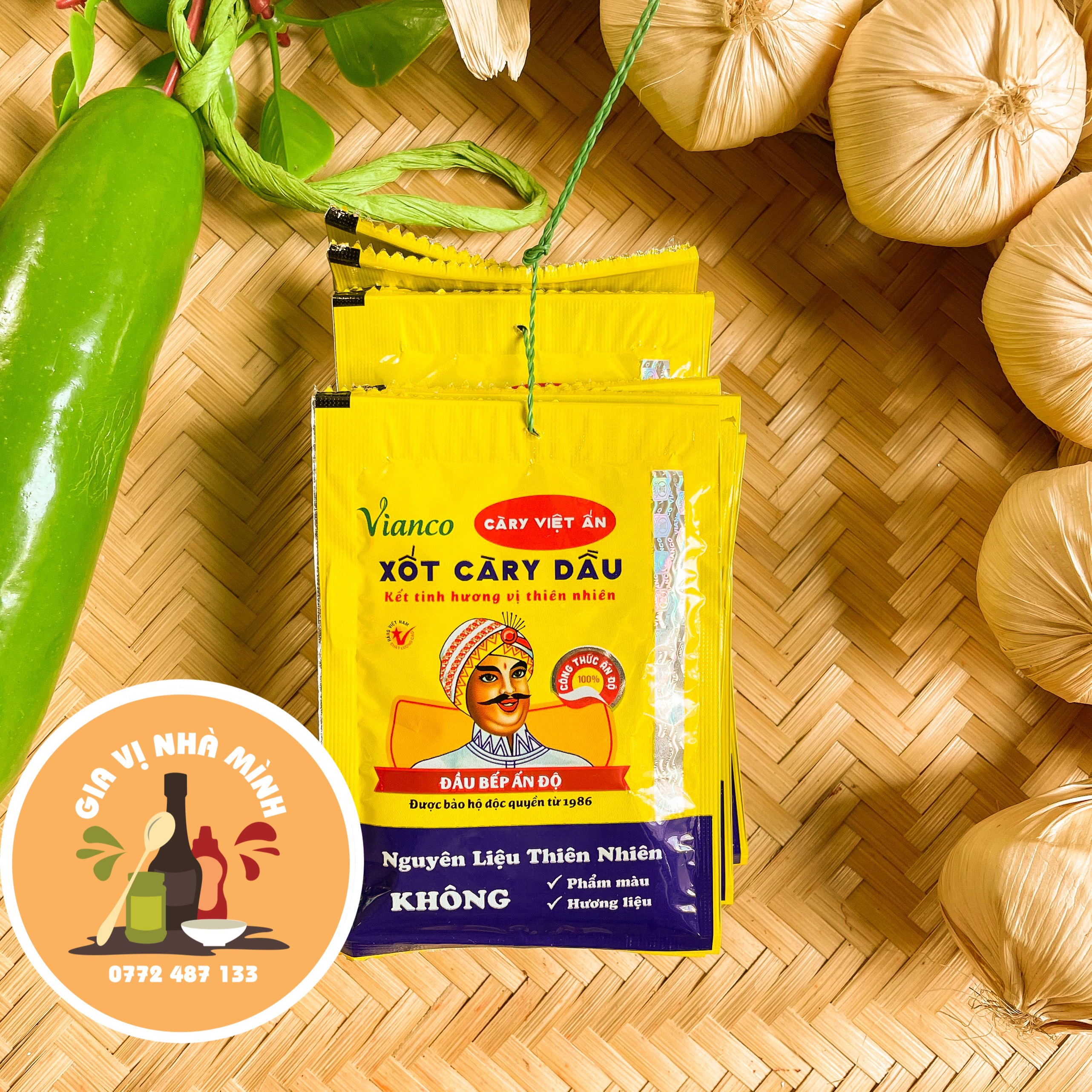 SỐT CARI DẦU VIỆT ẤN - GÓI 25GR