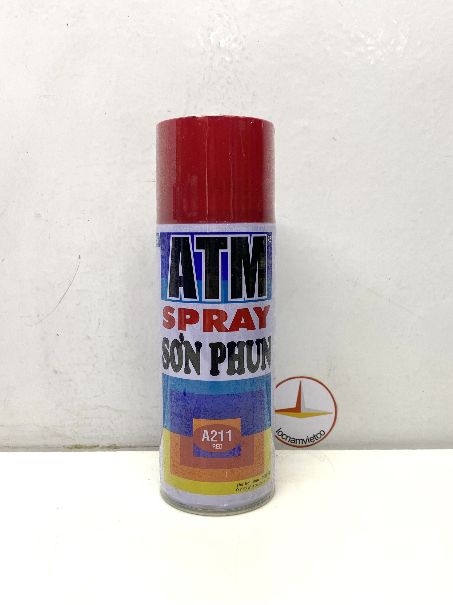 Sơn phun, sơn xịt ATM màu đỏ A211