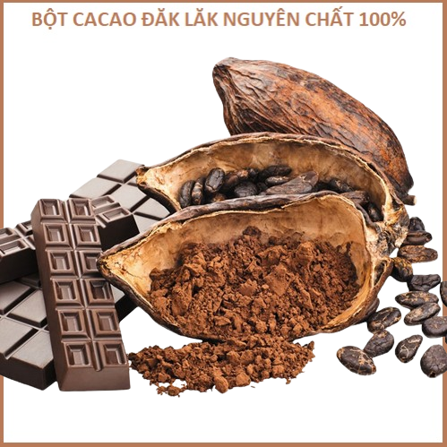 Bột ca cao nguyên chất 100% Hủ 500G