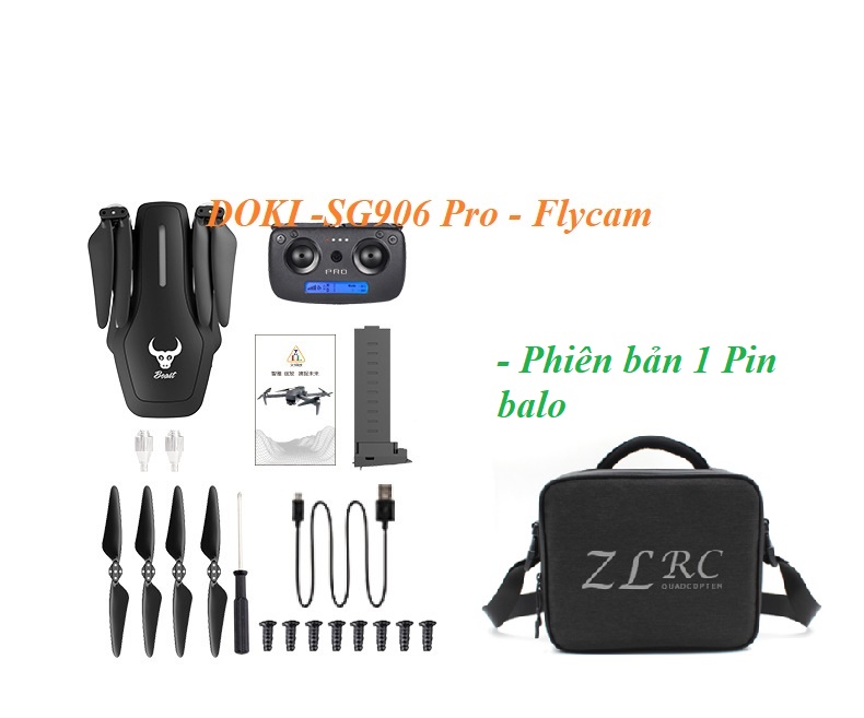 Flycam SG906 Pro camera 4k gimbal 2 trục