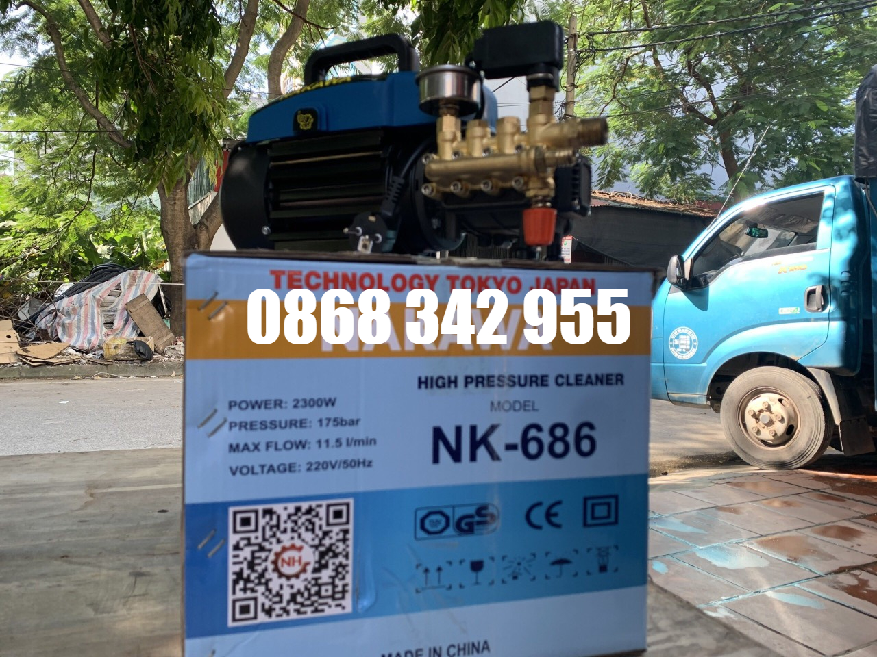Máy Rửa Xe Mini 2100W Nakawa NK-686
