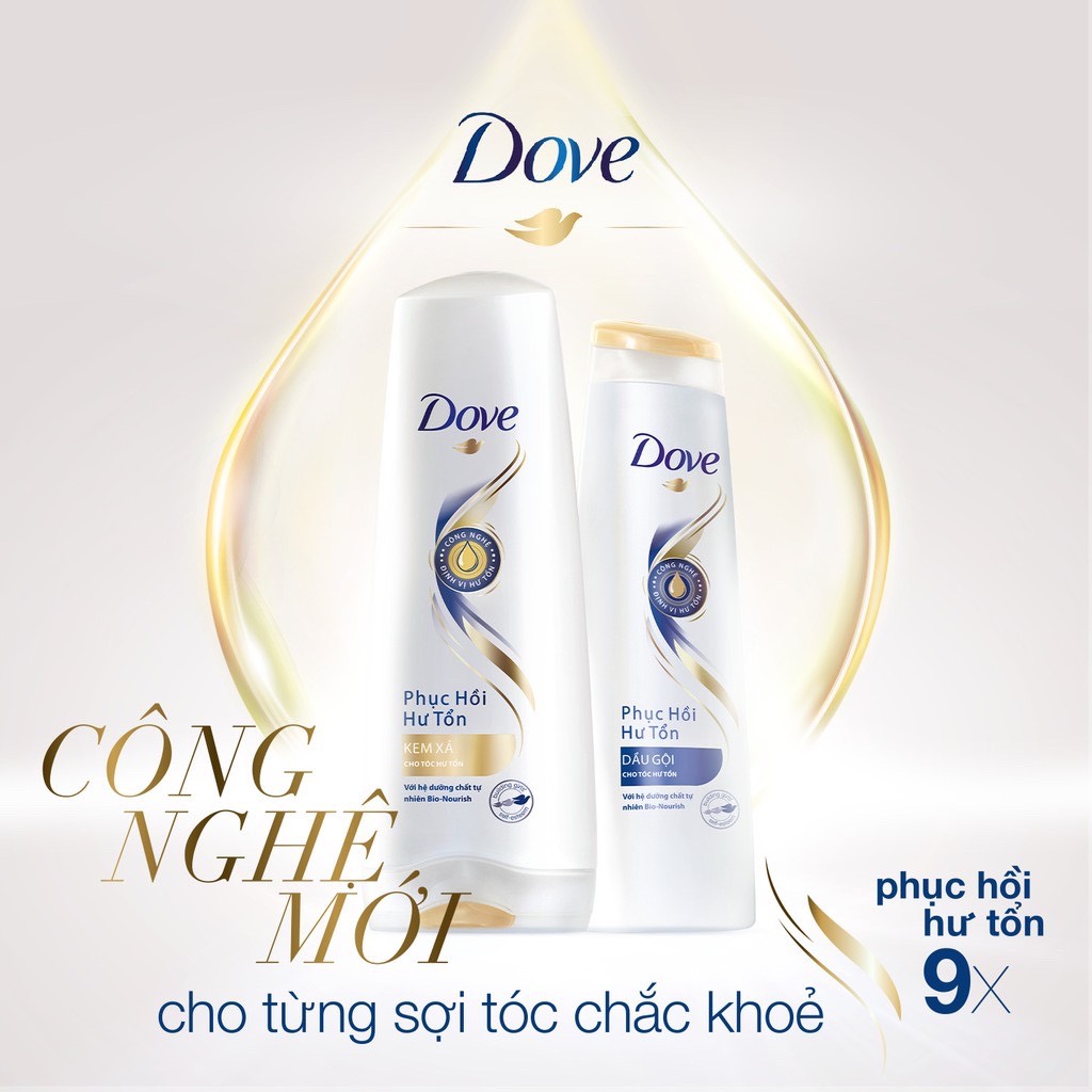 [HCM]DẦU GỘI DOVE PHỤC HỒI HƯ TỔN