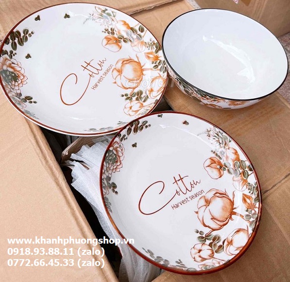 chén sứ, tô sứ, dĩa sứ - chén tô dĩa sứ đẹp