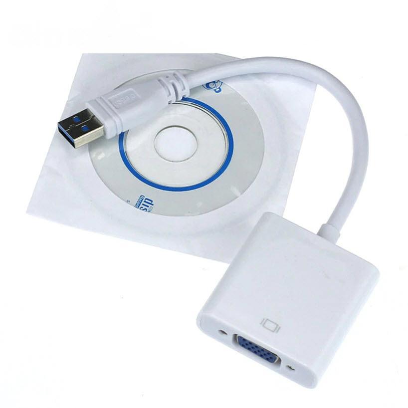 Cáp chuyển đổi tín hiệu USB 3.0 sang VGA