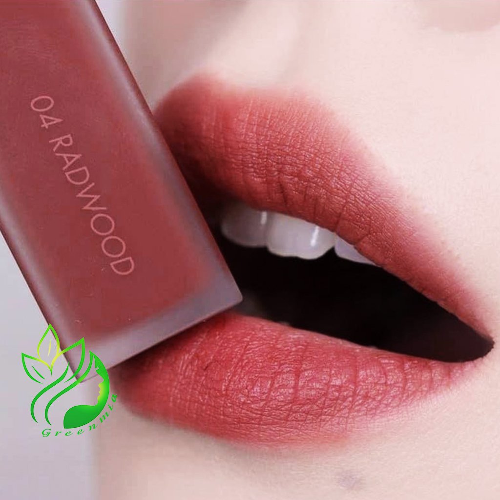 Son Romand Kem Lì Vỏ Vuông Blur Fudge Tint Màu 04 Radwood Nâu Gỗ Trầm Ấm 5g