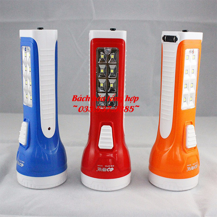 Đèn pin cầm tay, đèn pin siêu sáng KM 8796 đa năng