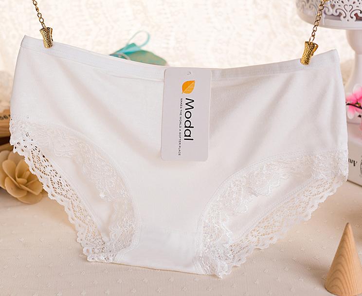 Quần lót nữ cotton viền ren Modal