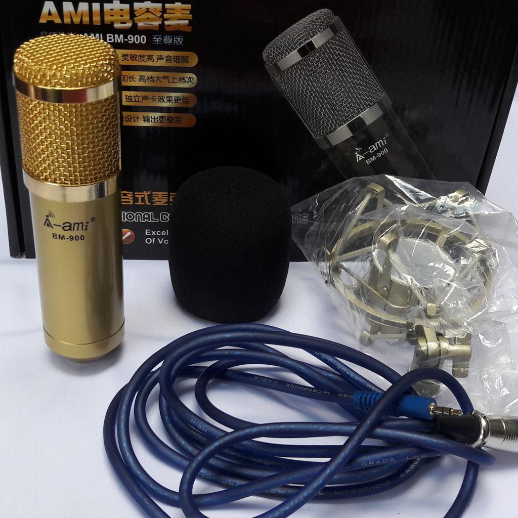 Micro thu âm livestrem AMI BM900 hàng chuẩn bảo hành 6 tháng