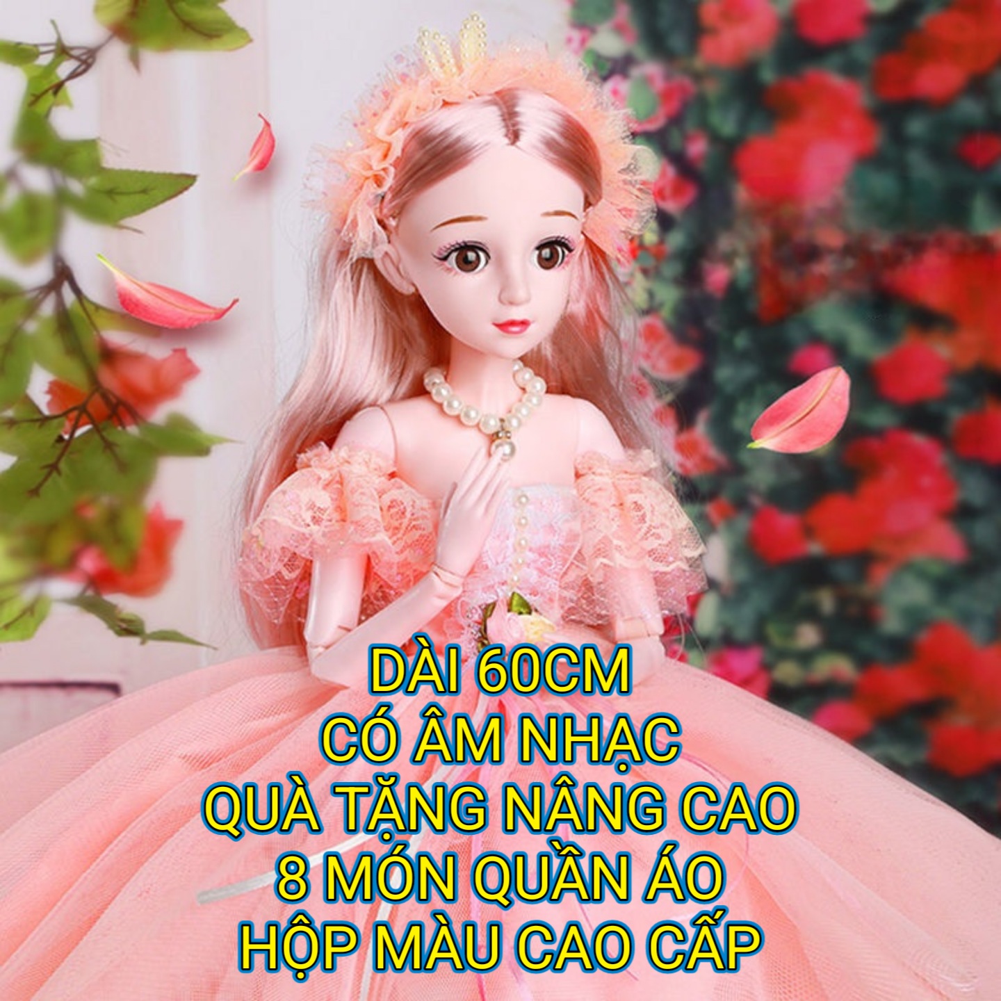 Búp bê Barbie có khớp siêu to 60cm 50cm 16cm, búp bê cho bé gái, búp bê đồ chơi trẻ em