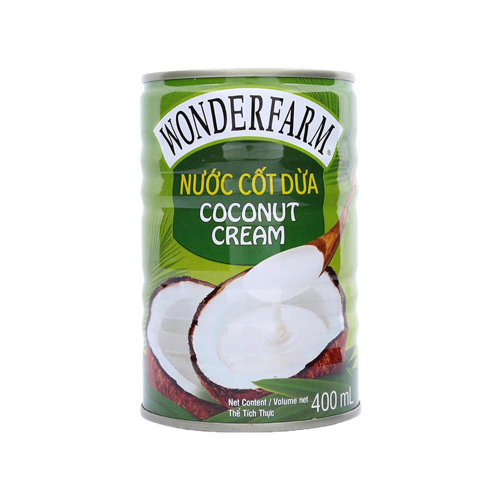 Nước cốt dừa Wonderfarm hộp thiếc (400ml)