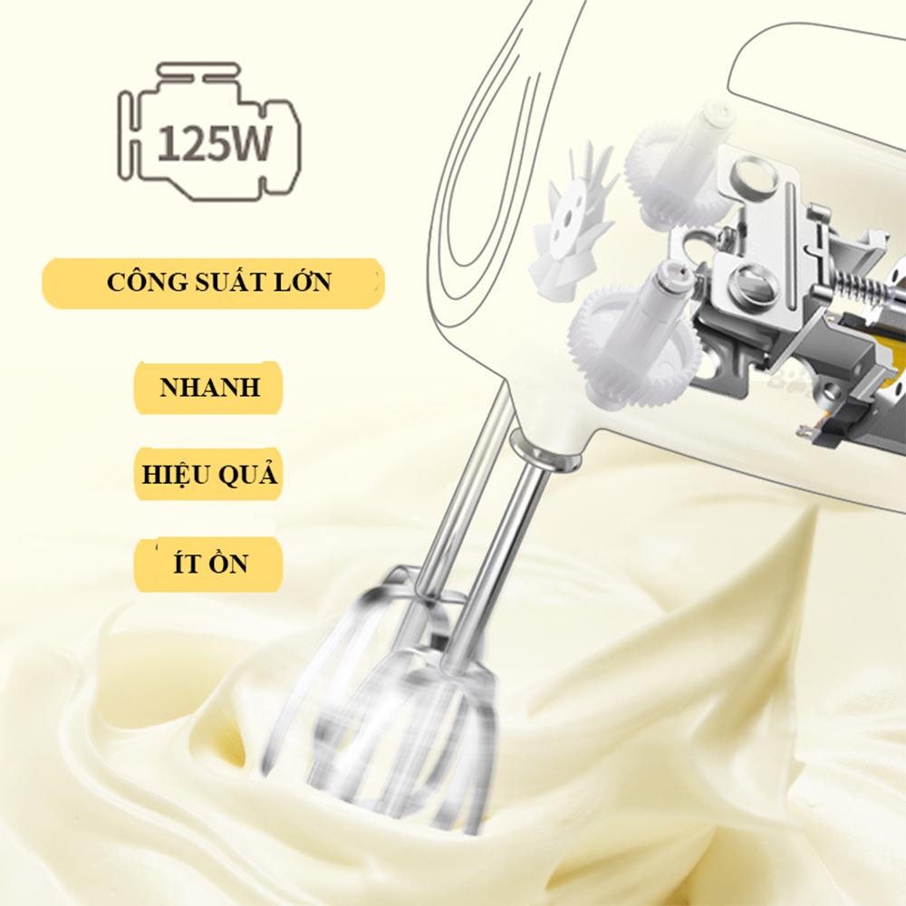 Máy đánh trứng cầm tay Bear DDQ-B02P5
