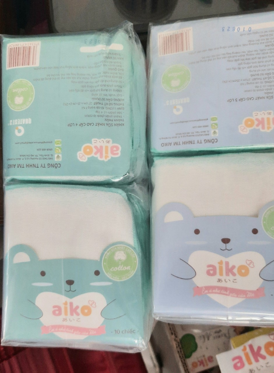 Khăn sữa Nhật cao cấp Aiko