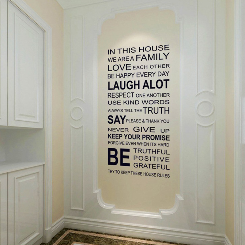 [HCM]DECAL DÁN TƯỜNG CHỮ TRẮNG ĐEN