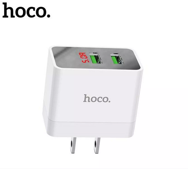 [HCM]Cốc sạc đa năng Hoco DC28 2 cổng usb max 5.0A