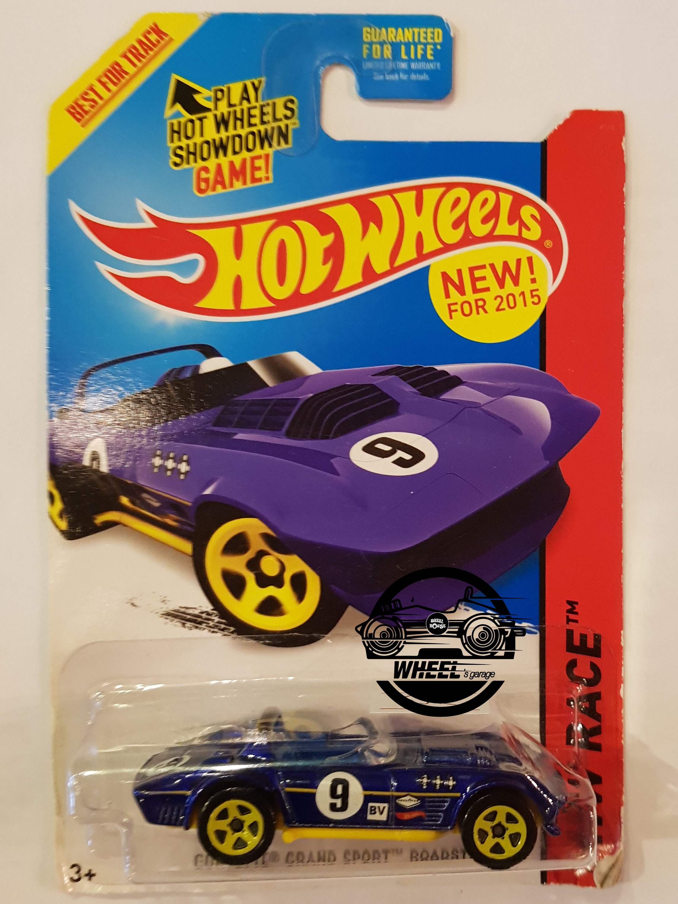 Xe mô hình đồ chơi Hotwheels cơ bản 1:64 - Corvette Grand Sport Roadster