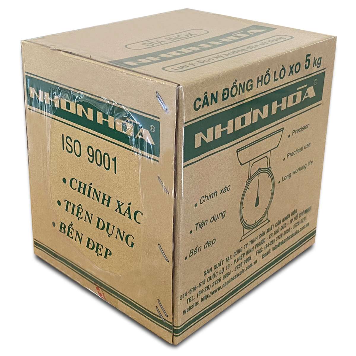 Cân Nhơn Hòa 5 kg mặt số 6 inches