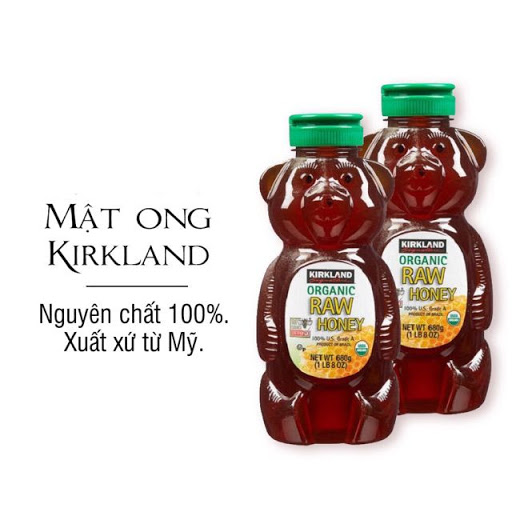 Mật Ong hữu cơ Kirkland Mỹ 680g
