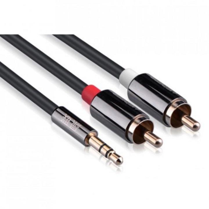 Dây av 3.5 ra 2 đầu rca, đầu mạ vàng ugreen 1.5m