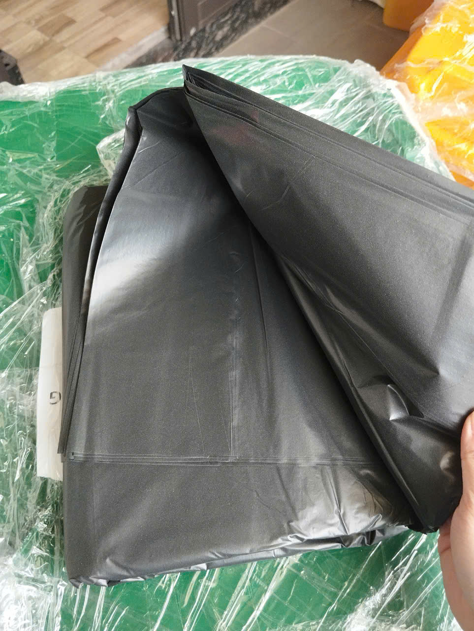 Túi đựng rác đen không quai đủ size (1kg), độ bên cao, cực kì dẻo dai, khó rách