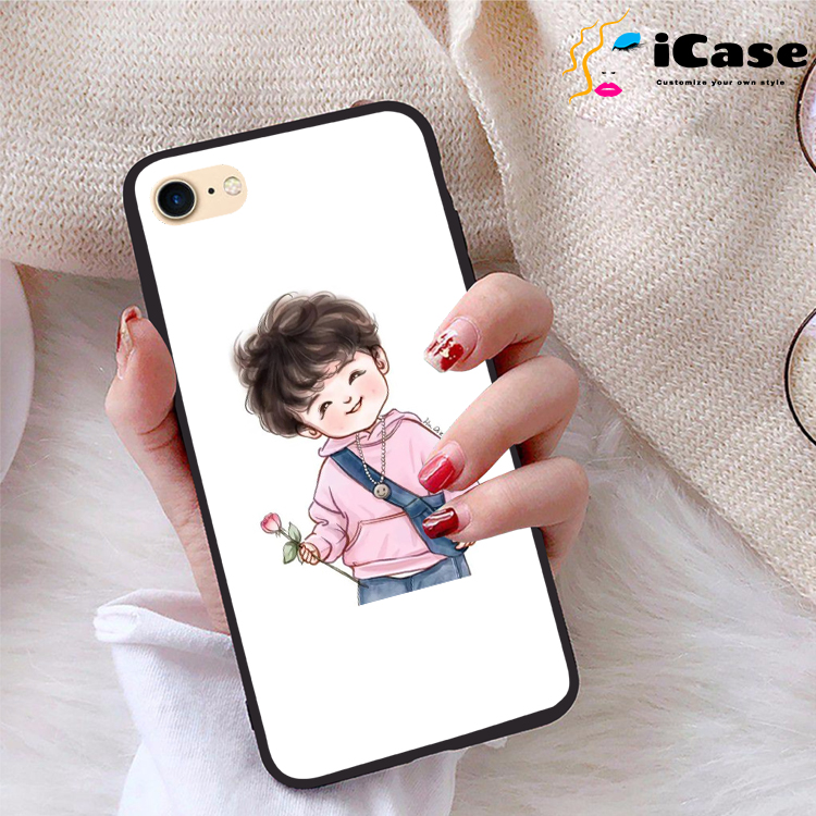 Ốp lưng iPhone 7 viền dẻo TPU BST Chibi