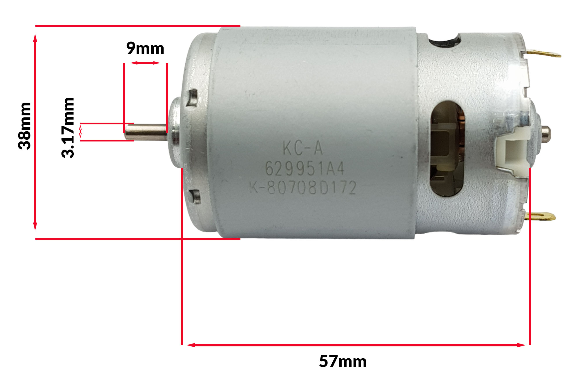 Động cơ 550 6-12VDC trục ngắn