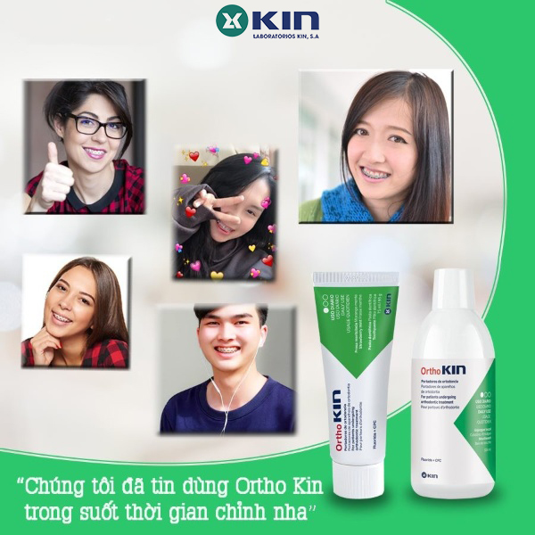 Nước Súc Miệng OrthoKin 500ml cho răng niềng