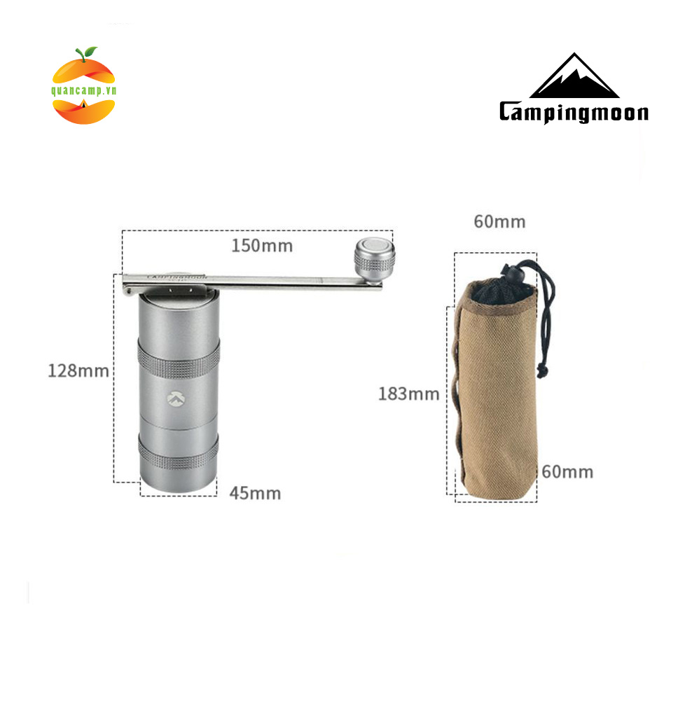 Cối xay cà phê campingmoon cc-115 / campingmoon cc-152