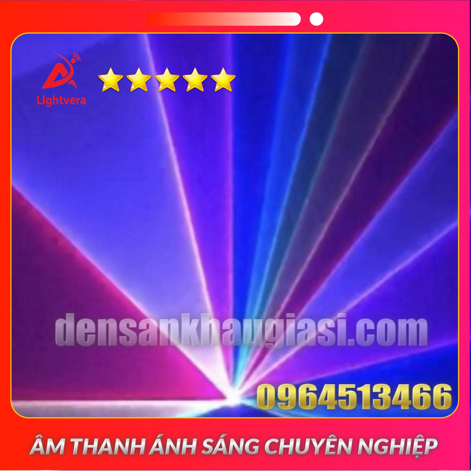 Đèn Laser Quét Tia RGB 500