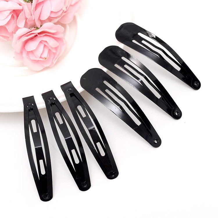 KẸP TÓC BẤM MÀU ĐEN 2 KIỂU ĐƠN GIẢN GIÁ RẺ Ni9