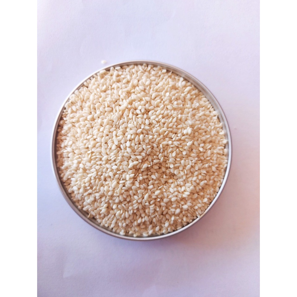 Mè trắng rang củi, Mè trắng sống, Mè rang sẵn 100g