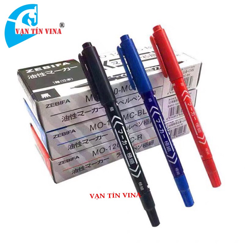 [HCM]Bút lông kim ZEBIFA MO - 120 ( 10 cây) 1 hộp