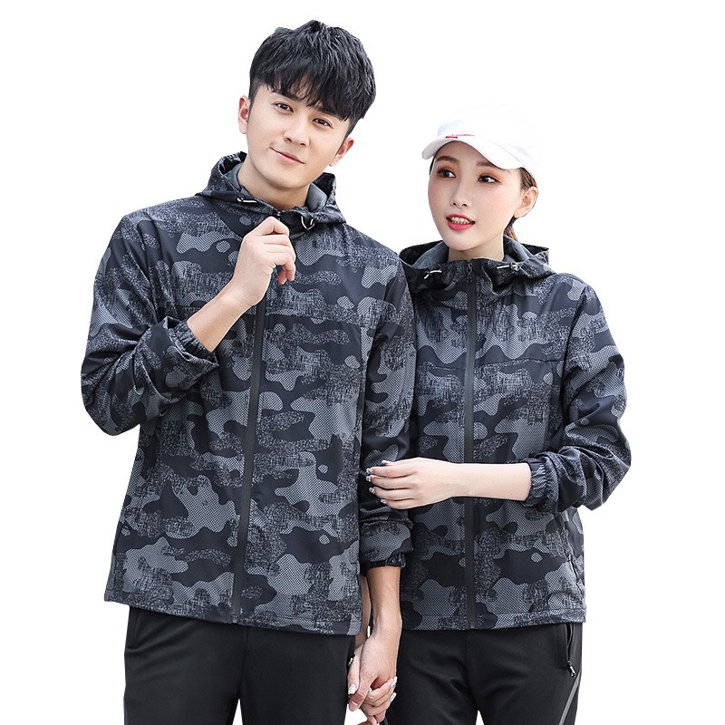 Áo khoác dù cặp đôi nam nữ camo cao cấp - chống nắng che mưa cản gió cực tốt