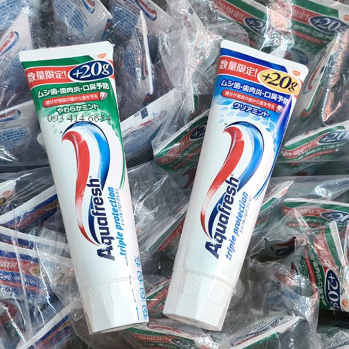 KEM ĐÁNH RĂNG AQUAFRESH NHẬT BẢN 160g