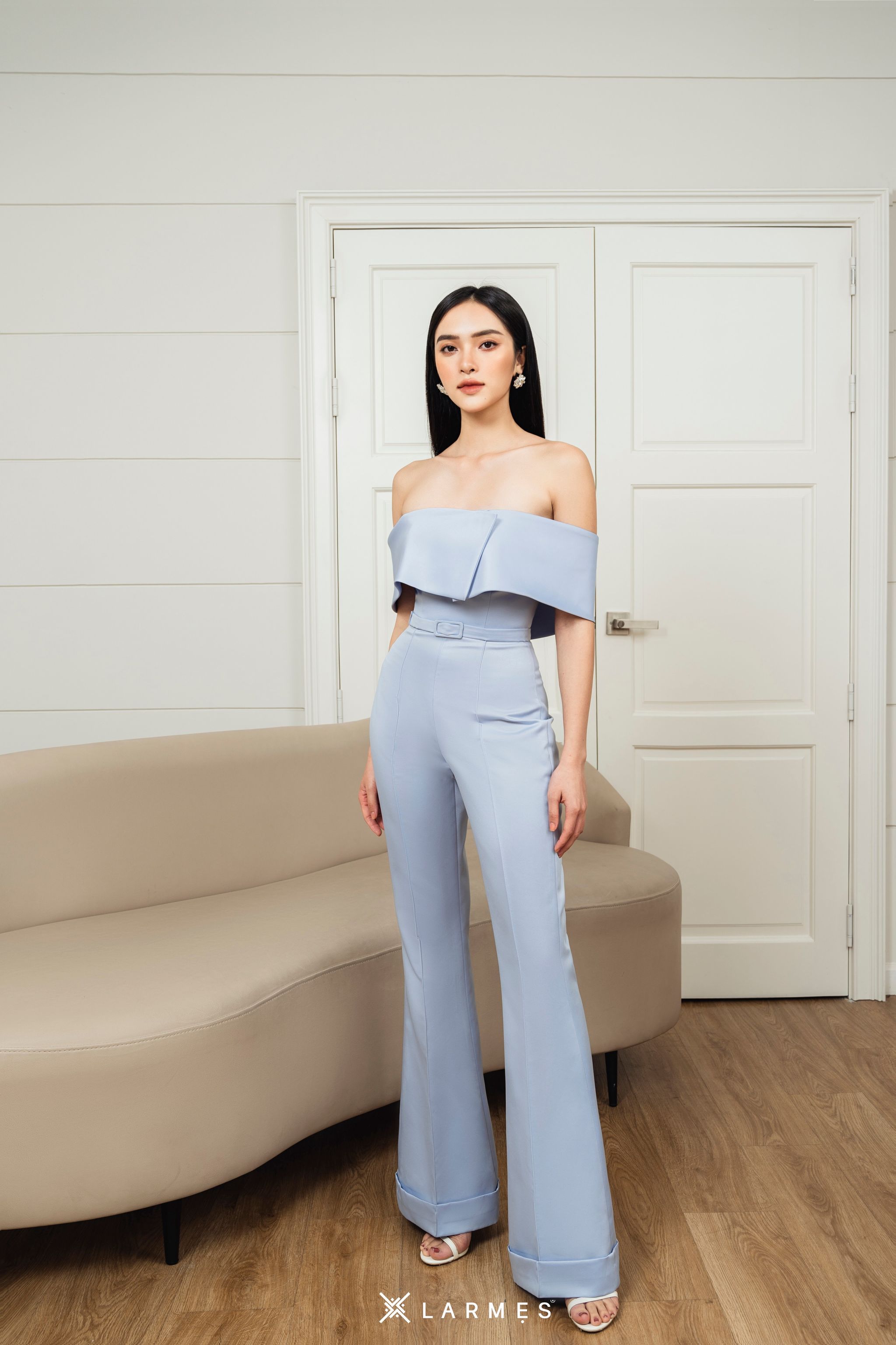 LARMES - Athena Off Shoulder Jumpsuit