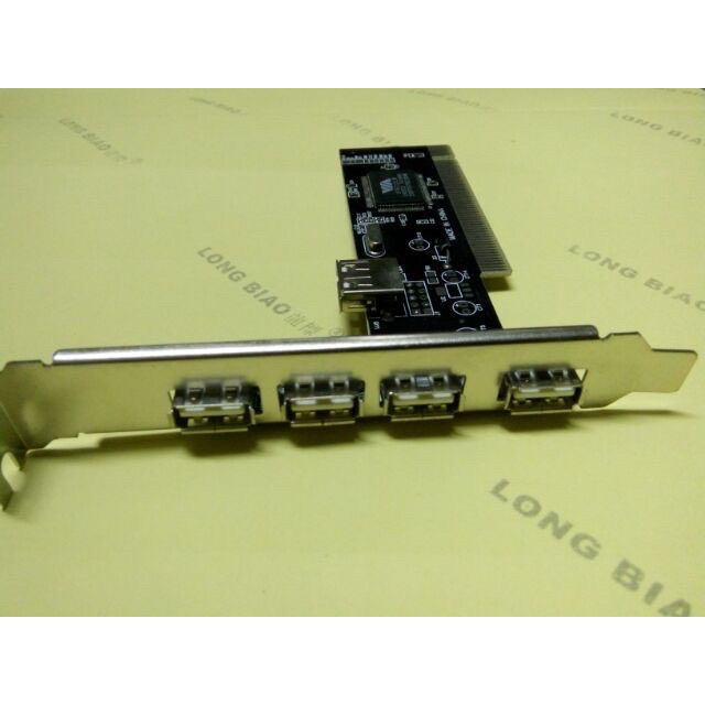 Card PCI ra 4 cổng USB cũ tháo case