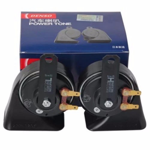 [HCM]Còi ô tô CÒI SÊN chính hãng DENSO NHẬT BẢN CHO XE Ô TÔ - Kèm rắc còi đầy đủ phụ kiện  còi nghe vang ổn định .