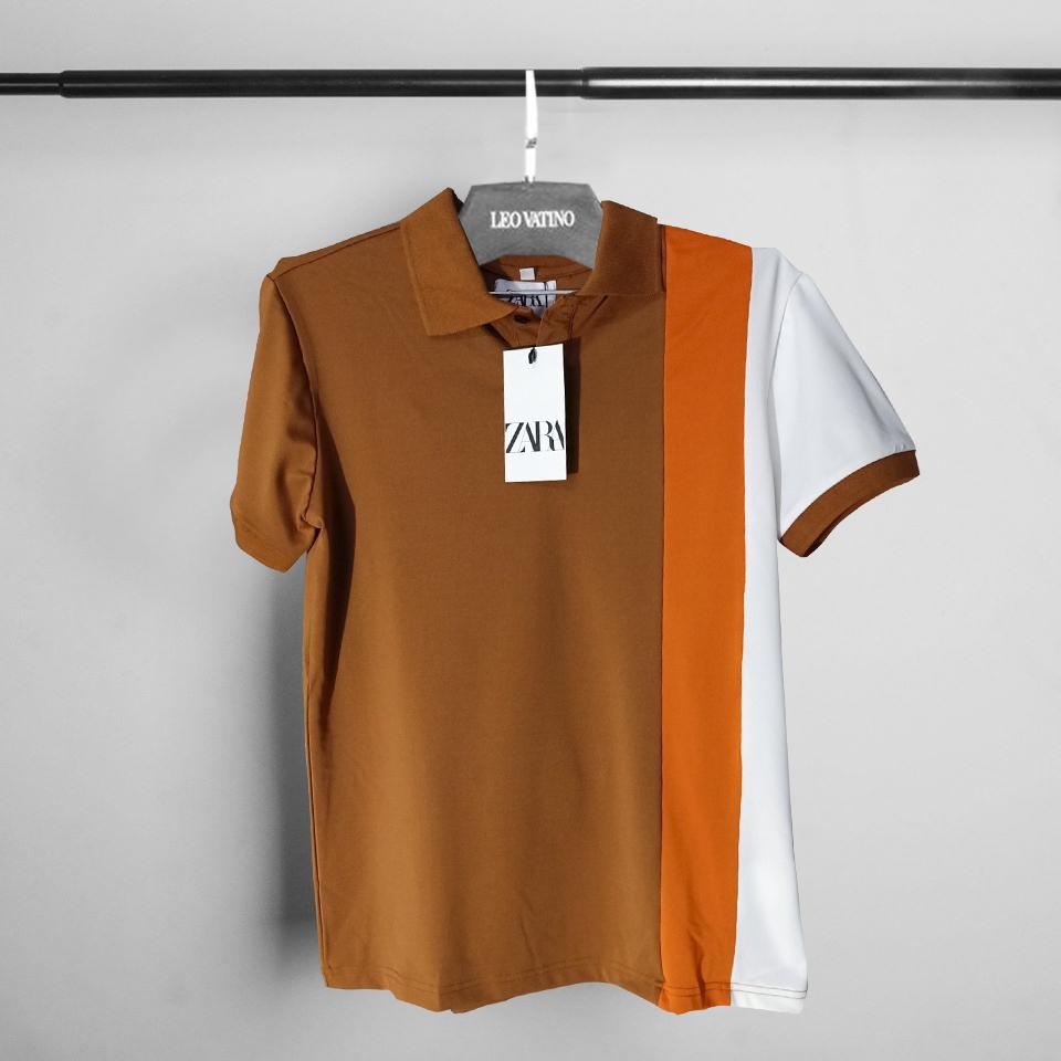 [HCM](XẢ HÀNG SHOP) Áo thun cổ trụ cổ bâu sọc (CÓ TEM MẠC ĐẦY ĐỦ HÌNH THẬT)