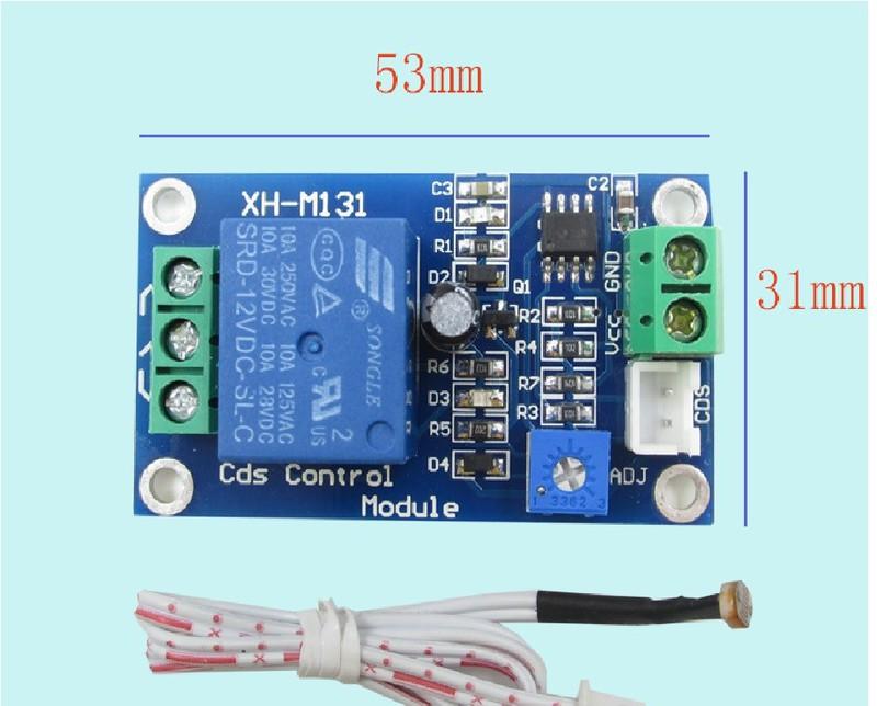 Mạch Relay cảm biến ánh sáng - 12V