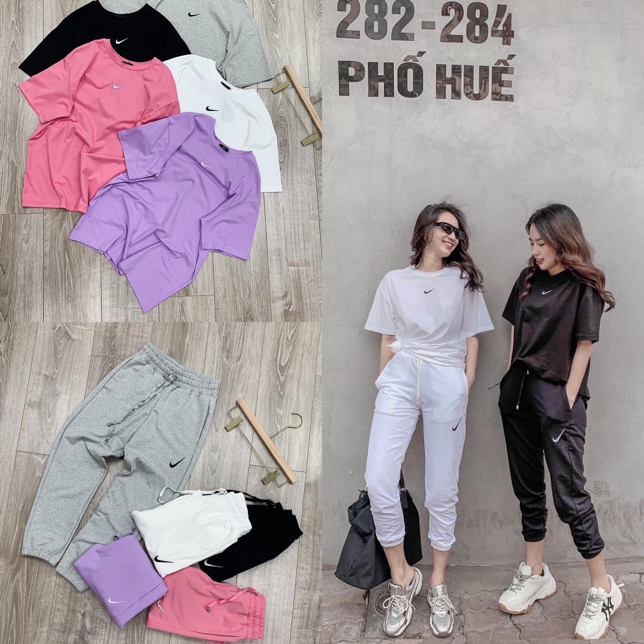 Sét bộ form rộng phối quần lửng thời trang TTSA0233