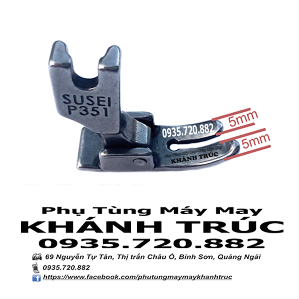 Chân vịt bằng 5ly P351 SUSEI loại tốt máy may 1kim công nghiệp
