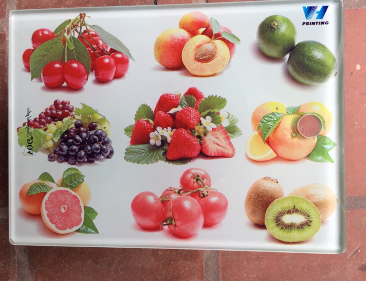 Thớt kính cường lực 3D Vũ Hân (250x350x12mm)- VH2123