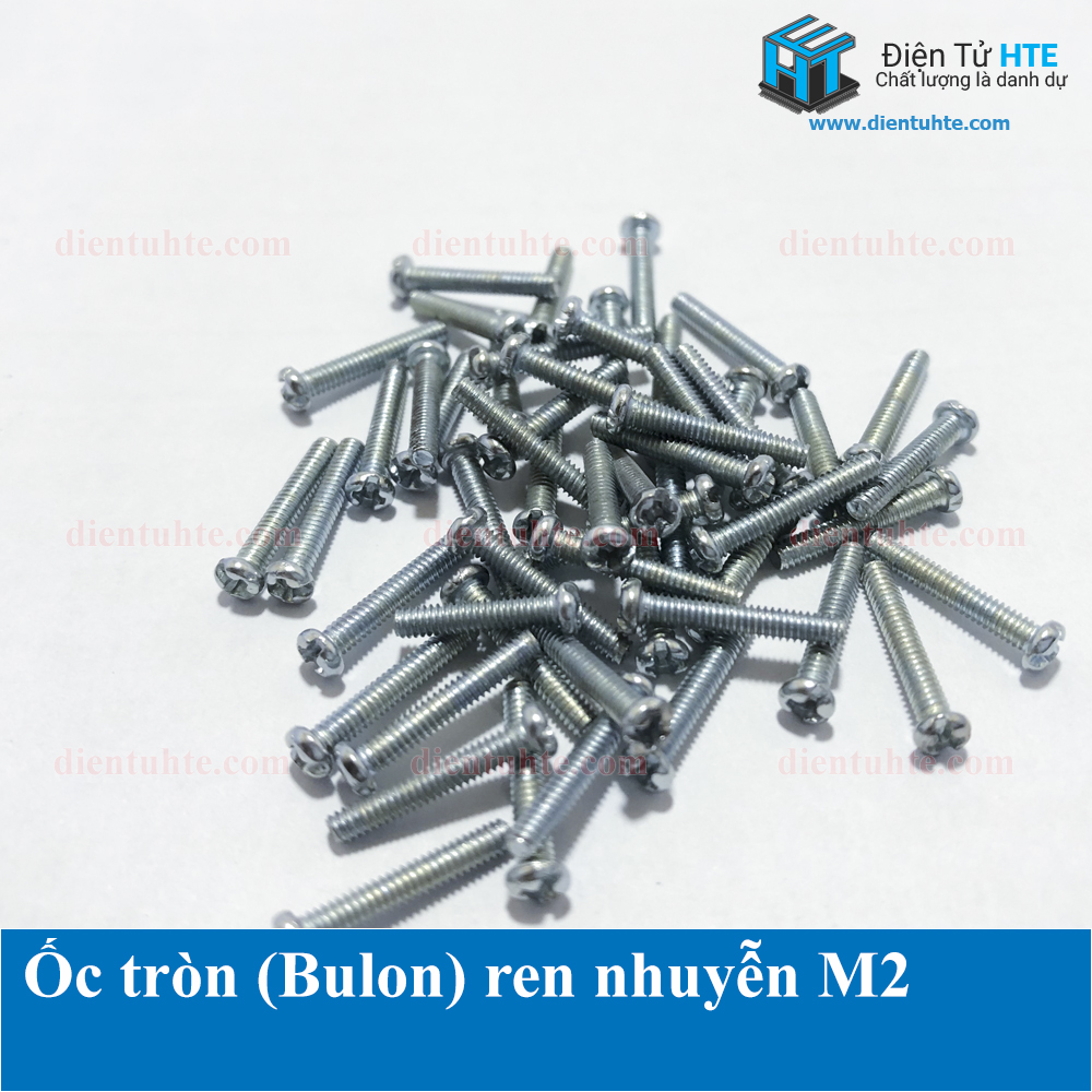 Ốc tròn (Bulon) ren nhuyễn M2