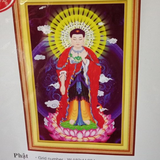 [HCM]Tranh thêu Phật ms 53435