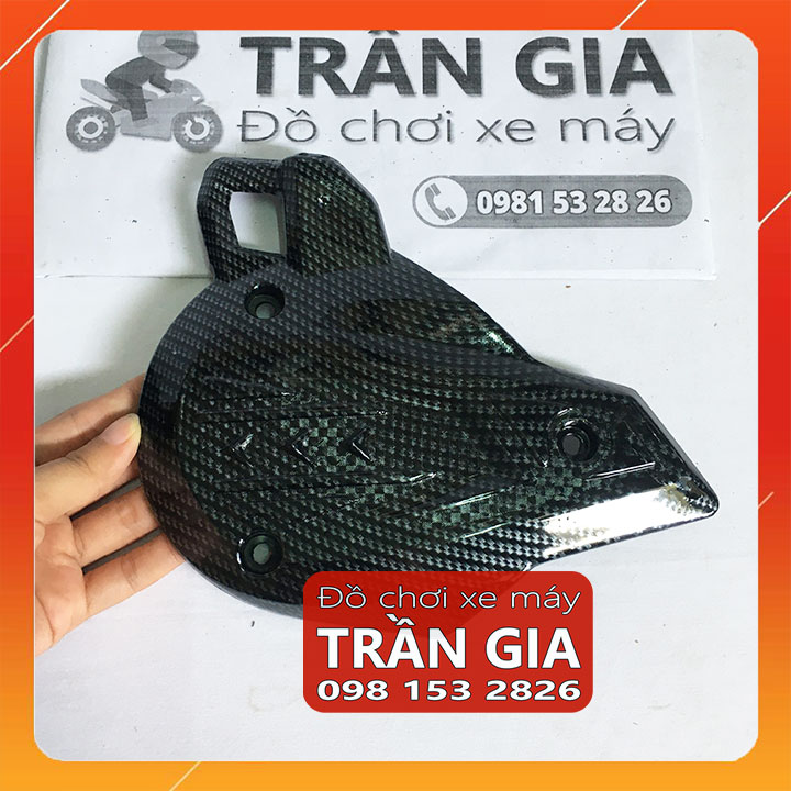 [FreeshipMAX] Ốp lốc máy nhỏ xe AB airblade 125 150 năm 2020-2021-2022 ốp lốc nồi trước air blade xi inox cacbon- phụ kiện trang trí