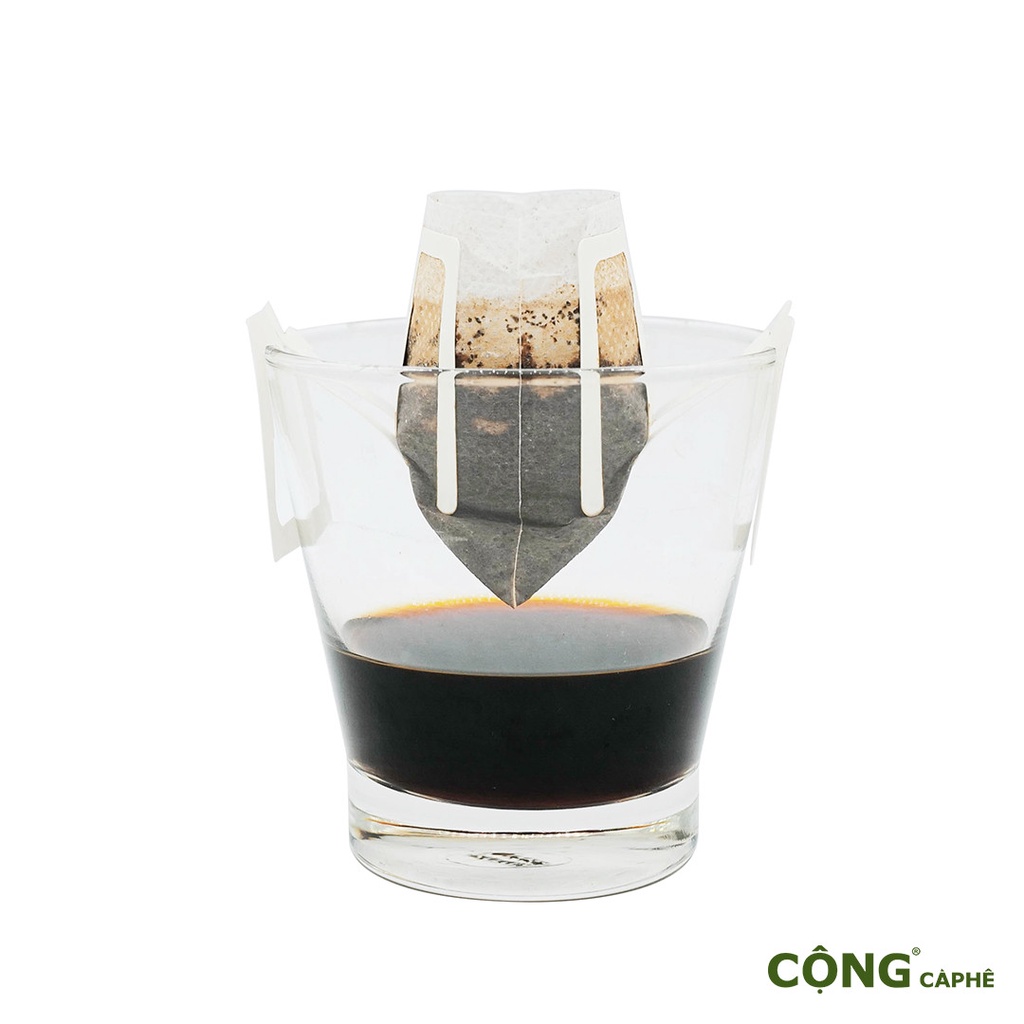 Cà Phê Phin Giấy Cộng Cà Phê 10 Gói X 10 Gr