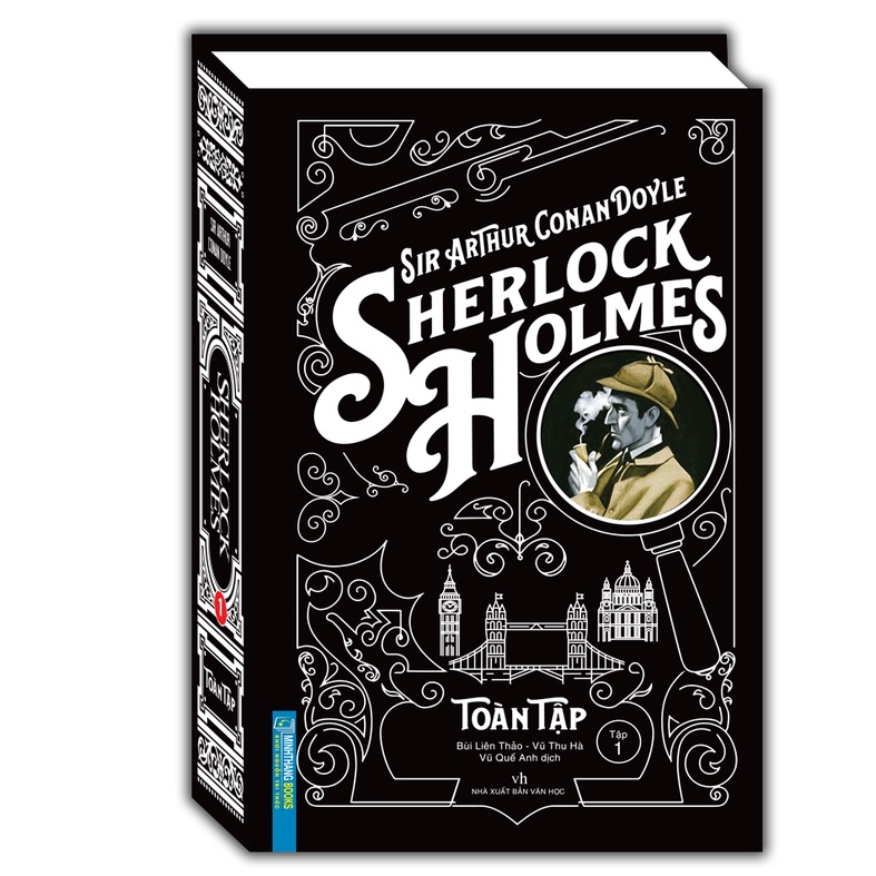 Sách - Hộp  Sherlock Holmes toàn tập bìa cứng