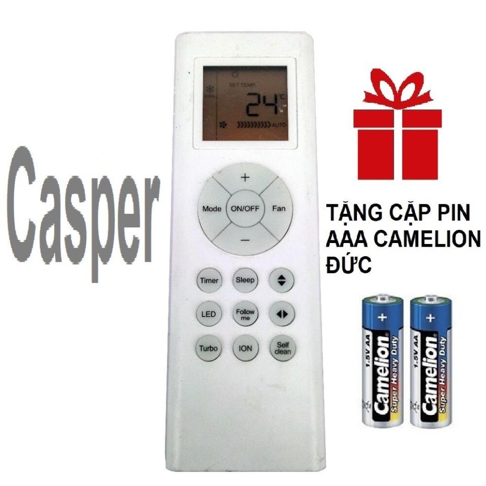 Remote máy lạnh casper mẫu 3 - điều khiển điều hòa casper