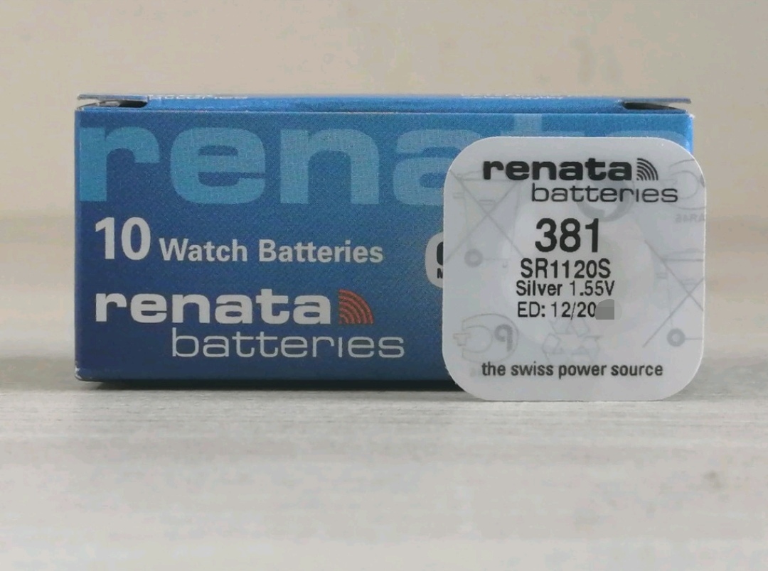 Pin đồng hồ thuỵ sĩ renata 381 sr1120sw